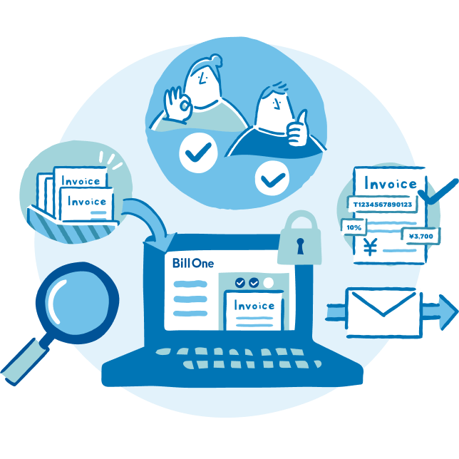 請求書業務に<br class="hide-md" />最適化されたサービス設計