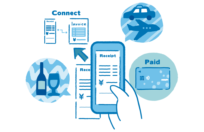 オンラインで<br class="hide-sm" />経費精算を完結できる